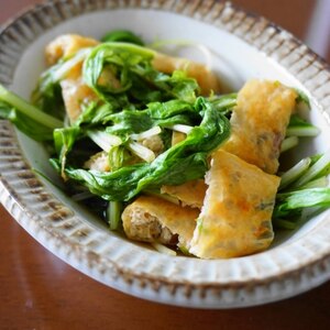 白だしで簡単に☆水菜のさっと煮